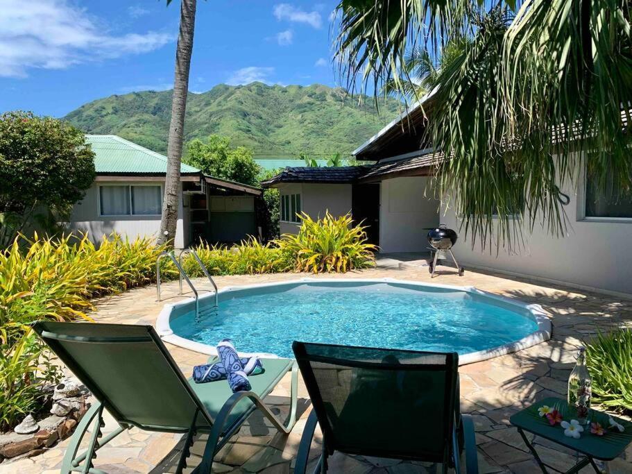 Villa Hoama Lodge Moorea Teavaro Eksteriør bilde