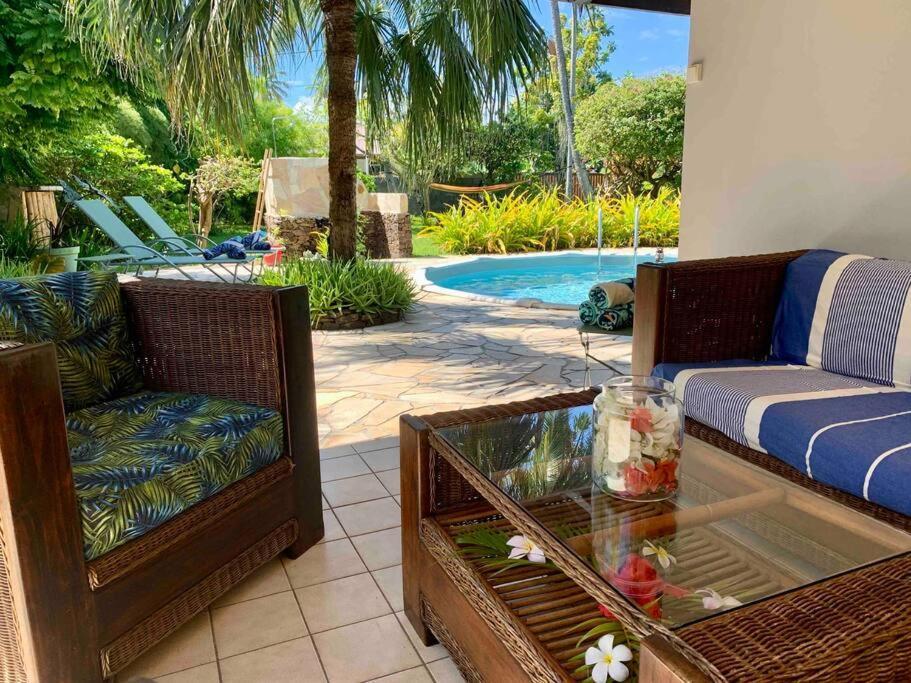 Villa Hoama Lodge Moorea Teavaro Eksteriør bilde